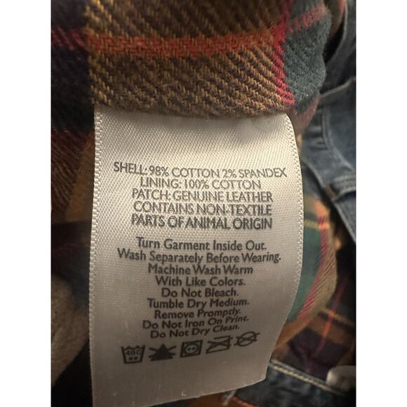 Eddie Bauer Men’s Flannel Lined Jeans Pants Size 36 X 30 Straight Hiking Camping - Picture 9 of 16